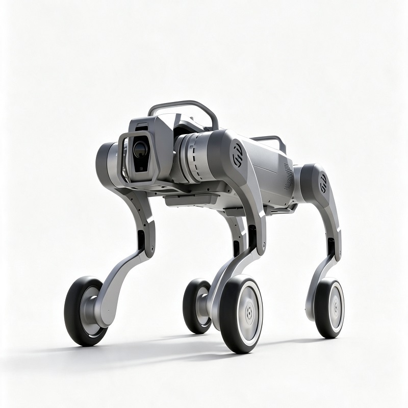 Ratasjalgade neljajalgse maastikuga robotkoer