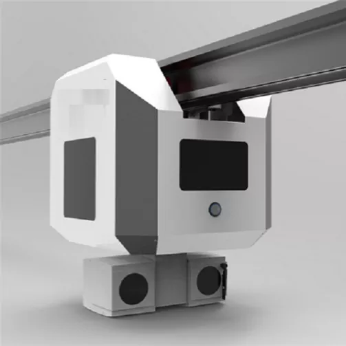 Rööpale paigaldatud robot